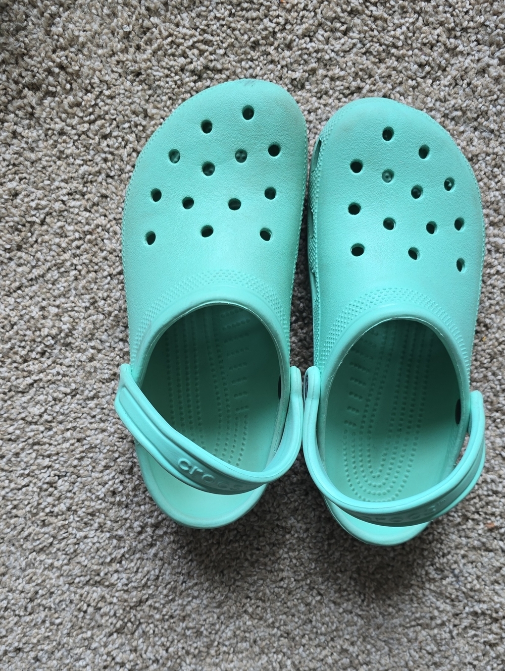 Surgical Green CROCS  Lightweight Clogs in Aqua Teal